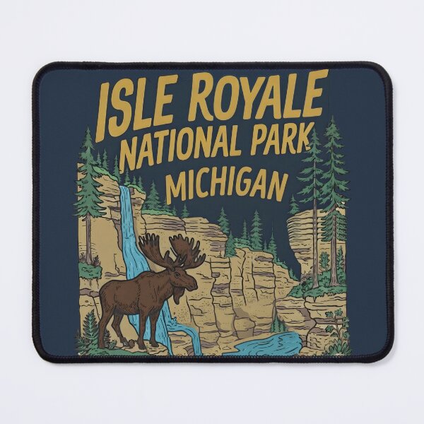 Item preview, Isle Royale National Park Michigan Cute Landscape designed and sold by HowToCanadian.