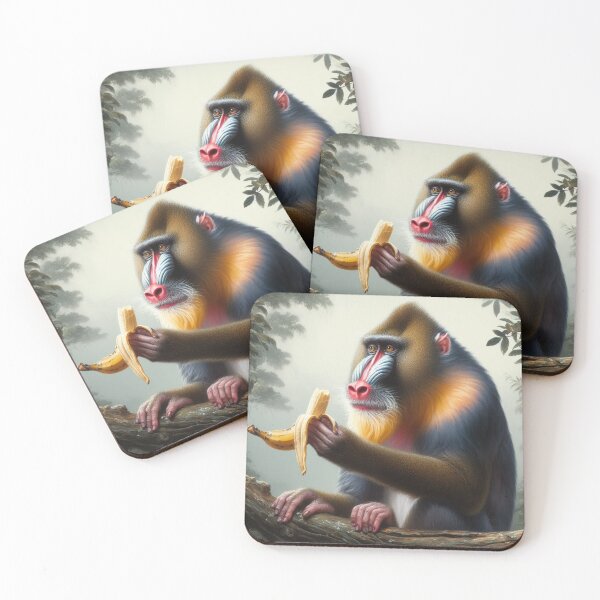 Item preview, Mandrill monkey designed and sold by ZeusGallery.