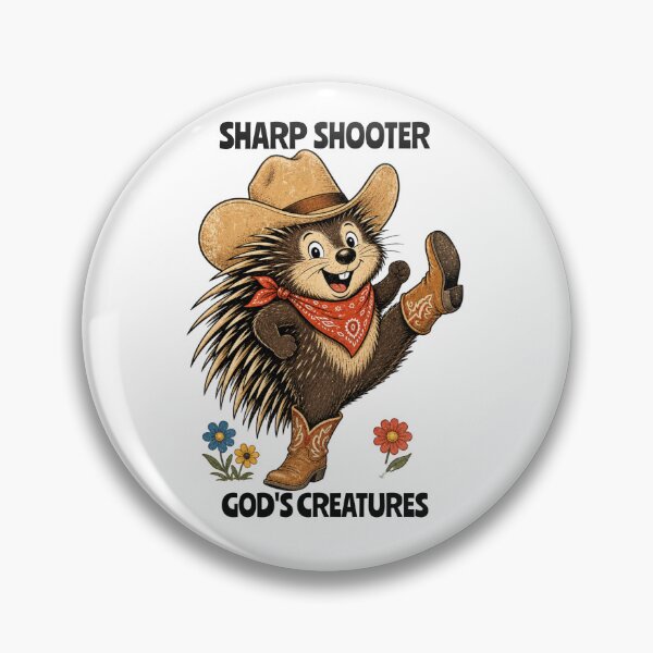 Item preview, Sharp Shooter God's Creatures Cowboy Western Animal designed and sold by Rosie's Wildflower Boutique.