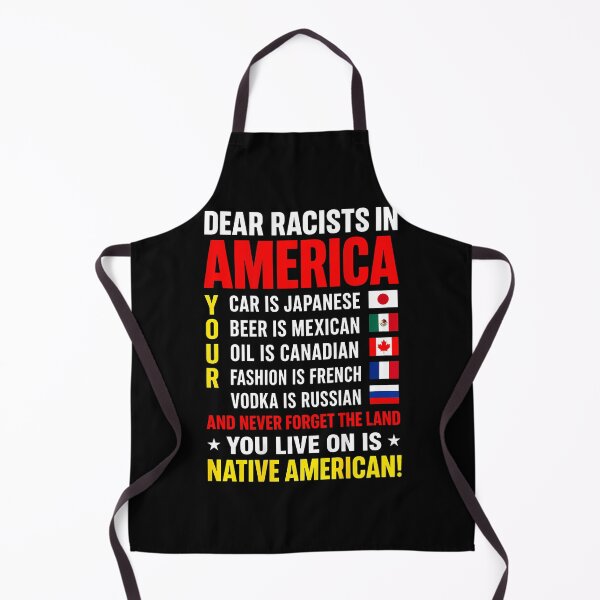 Item preview, Dear Racists In America Native American Land Message designed and sold by Apparel-Vortex.