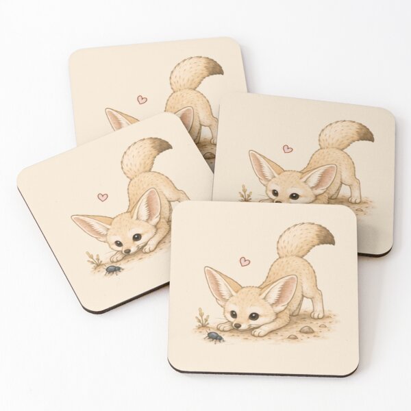Item preview, Playful Pounce Fennec Fox designed and sold by MellowMunchkins.