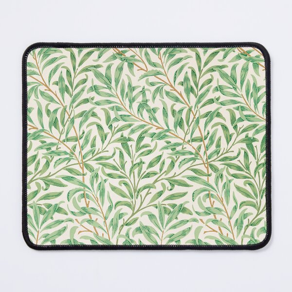 Item preview, William Morris Vintage Willow Bough Green Leaf Pattern designed and sold by FaizArtShop.