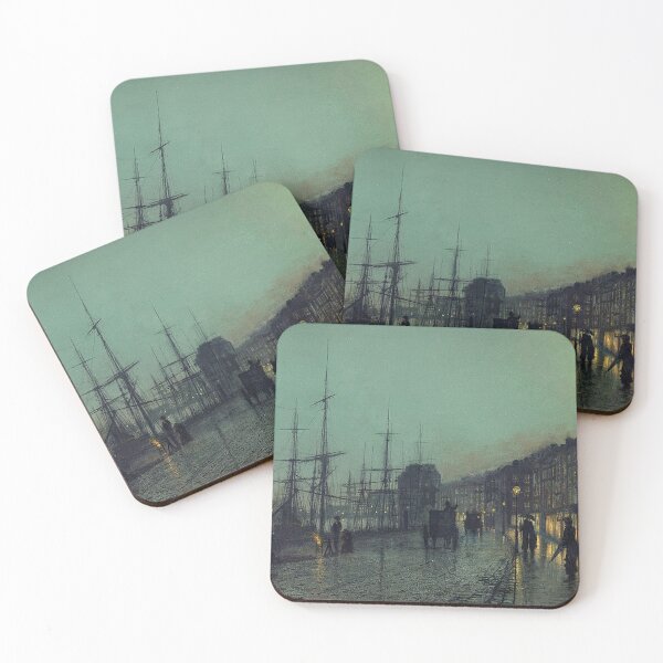 Item preview, John Grimshaw -Shipping on the Clyde designed and sold by tomorrowsart.