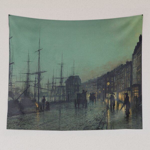 Item preview, John Grimshaw -Shipping on the Clyde designed and sold by tomorrowsart.