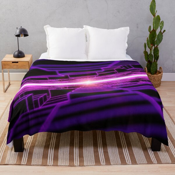 Item preview, Purple Horizontal Parallel Blocks Swinging R2 designed and sold by Electric Shock!! Design.