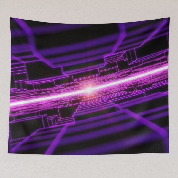 Item preview, Purple Horizontal Parallel Blocks Swinging R2 designed and sold by Electric Shock!! Design.