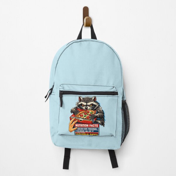 Item preview, Funny Raccoon Guarding Pepperoni Pizza designed and sold by Gentlestate.