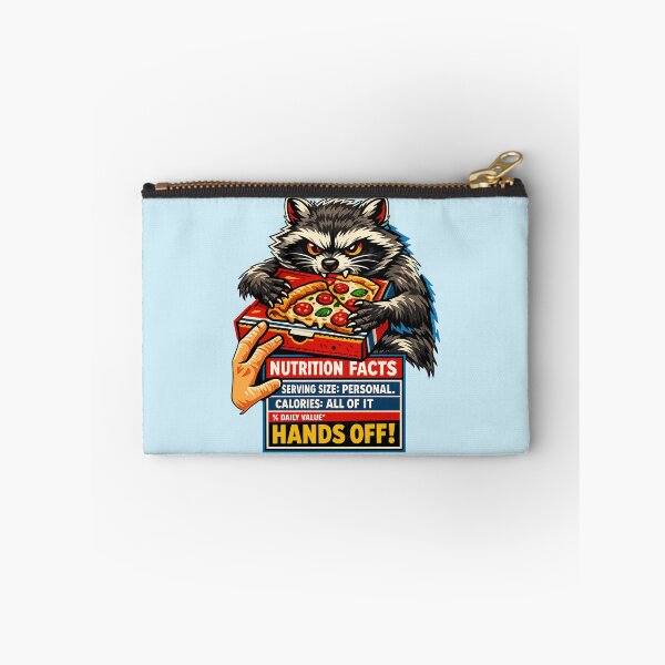 Item preview, Funny Raccoon Guarding Pepperoni Pizza designed and sold by Gentlestate.