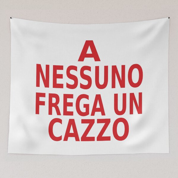 Item preview, A Nessuno Frega un Cazzo – Italian Sarcastic Manifesto designed and sold by bisha.