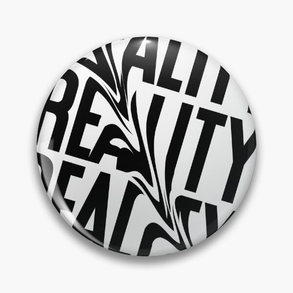 Item preview, Reality Check – Distorted Typography Graphic T-Shirt designed and sold by Printyxo.