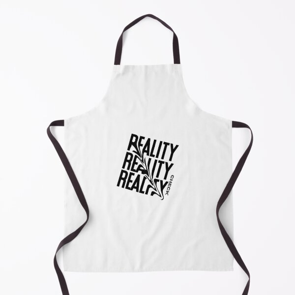 Item preview, Reality Check – Distorted Typography Graphic T-Shirt designed and sold by Printyxo.
