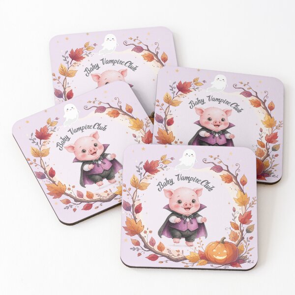 Item preview, Baby Vampire Club | Cute Halloween Pig Watercolor | Preschool Halloween Costume | Spooky & Sweet designed and sold by Wintorque.