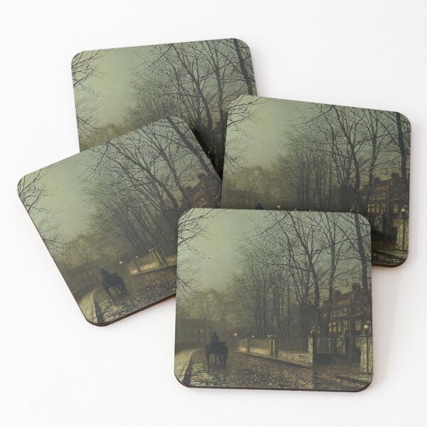 Item preview, A Wet Moon by John Atkinson Grimshaw designed and sold by tomorrowsart.