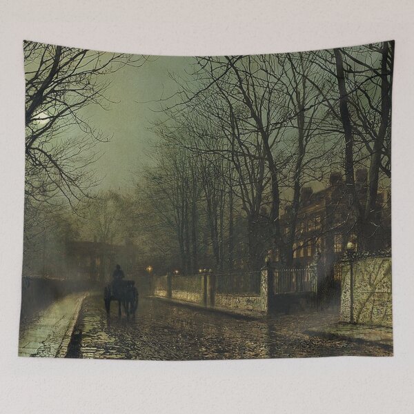 Item preview, A Wet Moon by John Atkinson Grimshaw designed and sold by tomorrowsart.