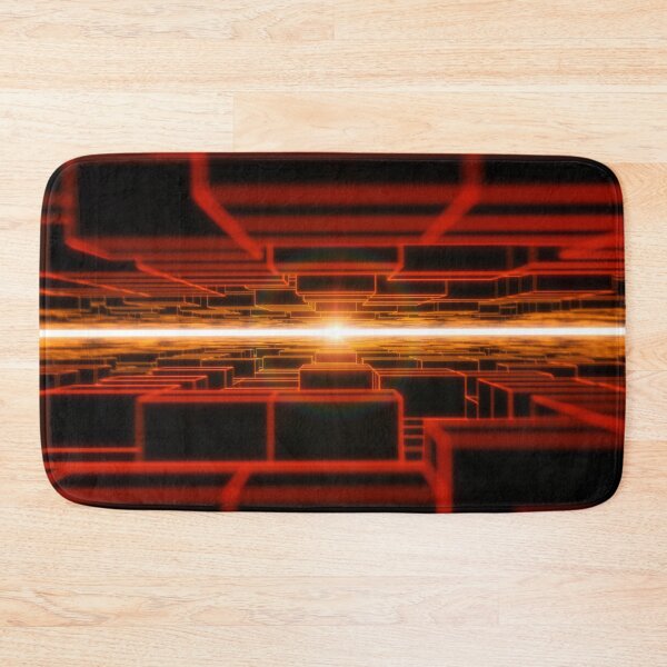Item preview, Red Horizontal Parallel Blocks Swinging designed and sold by Electric Shock!! Design.
