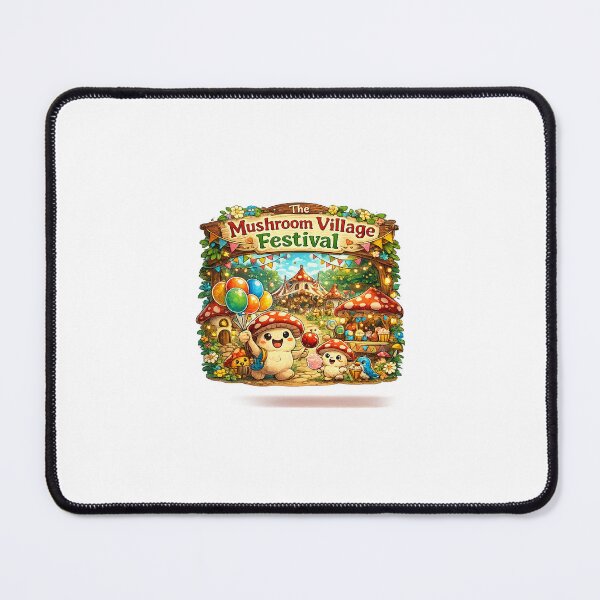 Item preview, Mushroom Village Festival designed and sold by Raj Studio.