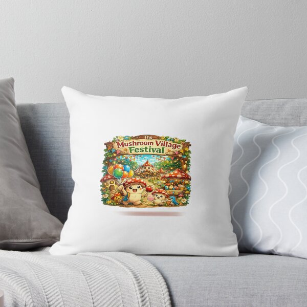 Item preview, Mushroom Village Festival designed and sold by Raj Studio.