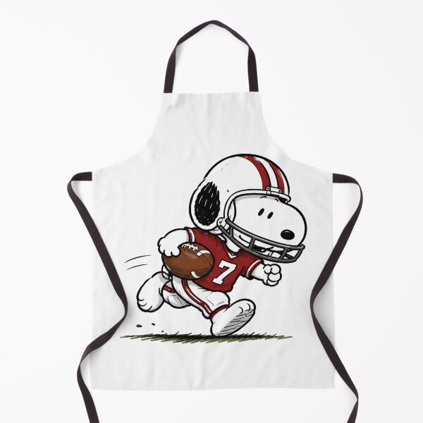 Item preview, Snoopy Football Running Back Graphic, Cute American Football Cartoon Design, Vintage Sports Artwork designed and sold by artizallart.