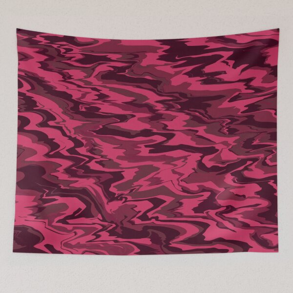 Item preview, Dark Pink Wavy Liquid Pattern designed and sold by CamilasPrints.