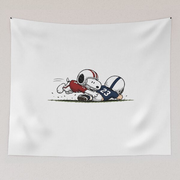 Item preview, Snoopy Football Tackle Graphic, Cute American Football designed and sold by artizallart.
