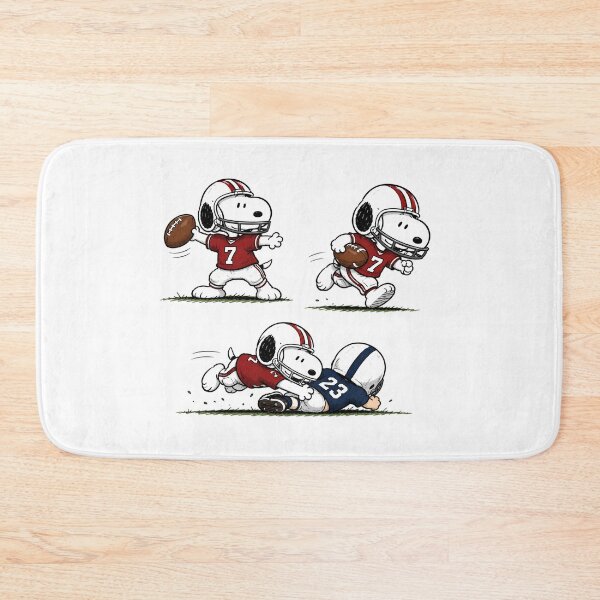 Item preview, Snoopy Football Action Bundle, Cute American Football Cartoon Design designed and sold by artizallart.