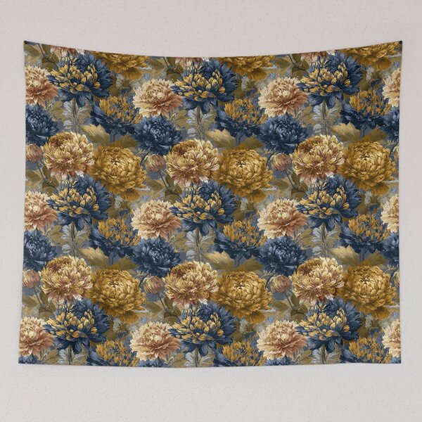 Item preview, Blooming Dahlias Texture  - Birth Flower Pattern  - Valentine'S Day Gifts designed and sold by RoyalStarsPatts.