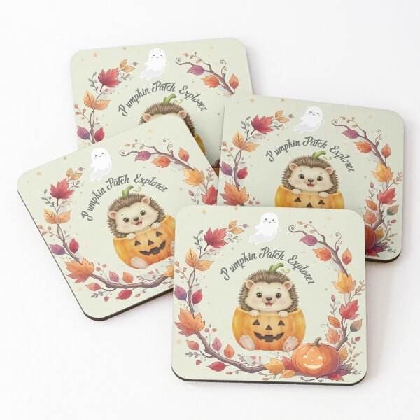 Item preview, Pumpkin Patch Explorer | Cute Halloween Hedgehog Watercolor | Preschool Halloween Costume | Spooky & Sweet designed and sold by Wintorque.