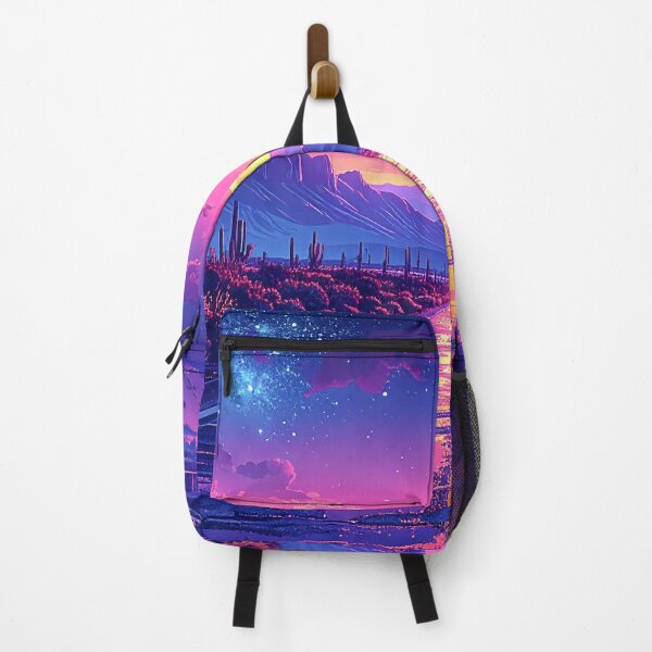 Item preview, Synthwave Desert Highway Retro Neon Sunset designed and sold by dougkeder.