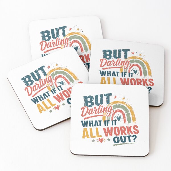 Item preview, But Darling What If It All Works Out? Inspirational Positivity Motivation Hope designed and sold by RetroMini2026.