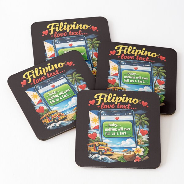 Item preview, Funny Filipino Love Text - Tagalog humor! designed and sold by FlipFlopTeesCo.
