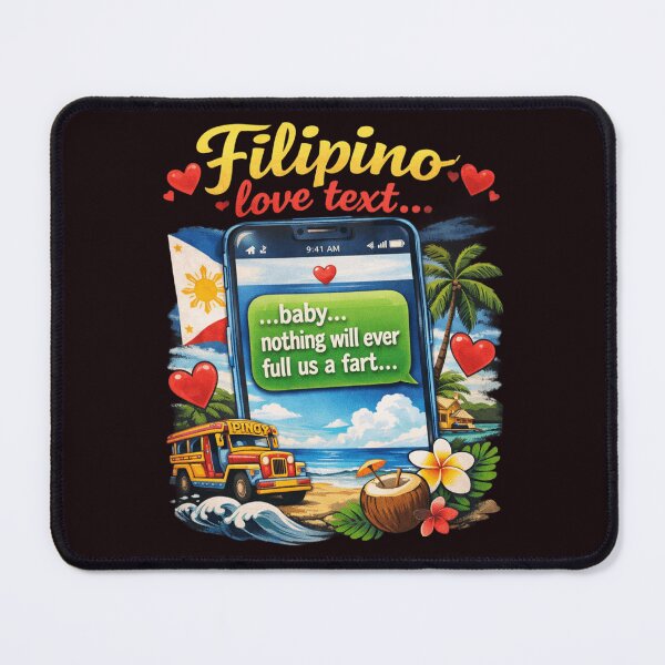 Item preview, Funny Filipino Love Text - Tagalog humor! designed and sold by FlipFlopTeesCo.