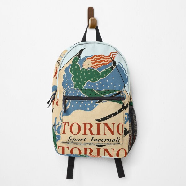 Item preview, Turin Winter Sports 1953 - Vintage Italian Ski Poster designed and sold by Torinostalgia.