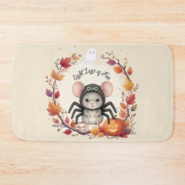 Item preview, Eight Legs of Fun | Cute Halloween Mouse Watercolor | Preschool Halloween Costume | Spooky & Sweet designed and sold by Wintorque.