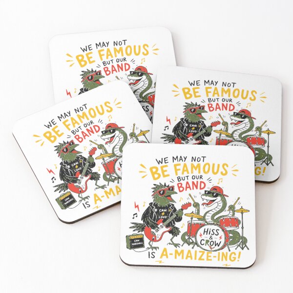 Item preview, Funny Rock Band Shirt | Crow Guitarist & Snake Drummer A-MAIZE-ING Music Lover Gift designed and sold by Popstudio85.