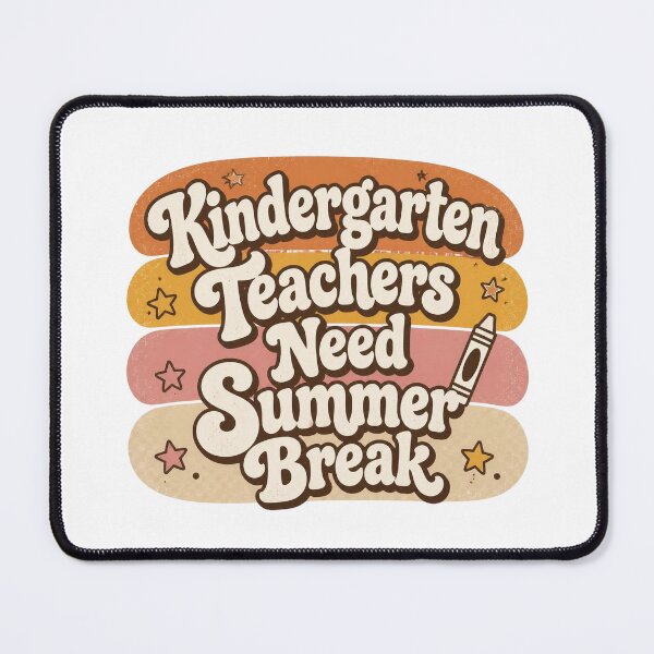 Item preview, Retro Kindergarten Teachers Need Summer Break Funny Teacher Squad T-Shirt designed and sold by FestivityFinds.