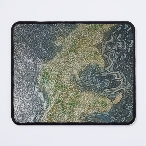 Item preview, Emerald & Gold Luxury Fluid Art  designed and sold by GalerieMagique .