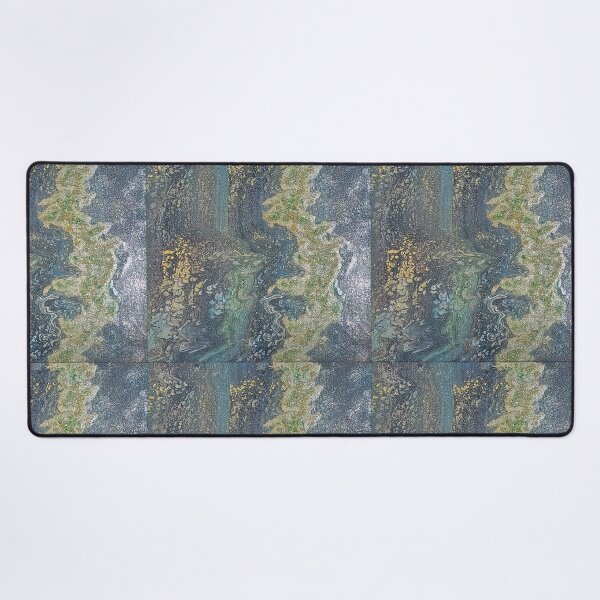 Item preview, Emerald & Gold Luxury Fluid Art designed and sold by GalerieMagique .