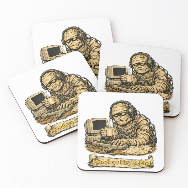 Item preview, Mondays Never End Mummy at Computer designed and sold by Buli89.