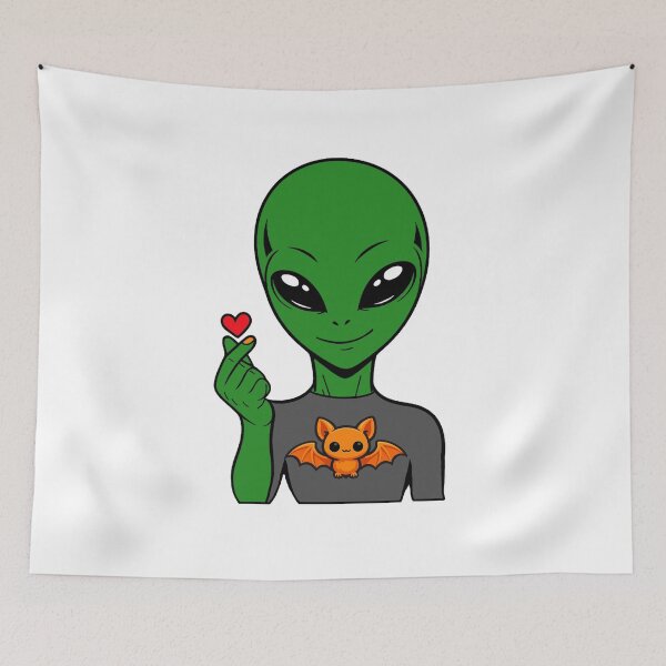 Item preview, Zorgo Halloween – Bat Shirt Alien | Cute Halloween Ghost Graphic | Funny Sci-Fi T-Shirt by The Visitors designed and sold by The-Visitors.