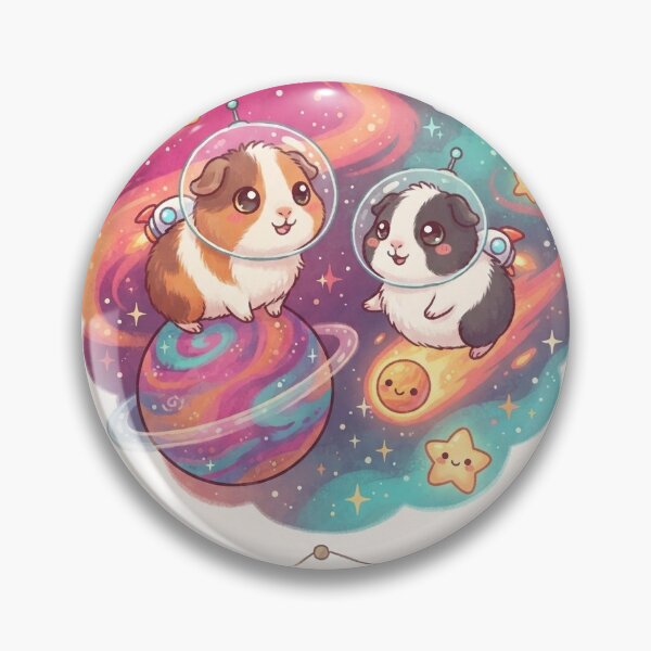 Item preview, Cute Guinea Pigs Astronauts Rainbow Galaxy Pastel Space Lovers designed and sold by 303 Visionary Prints .