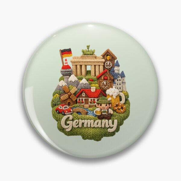 Item preview, Cute Knitted Germany Landmark | Handmade Yarn Knit Travel Souvenir designed and sold by Moons Studio.