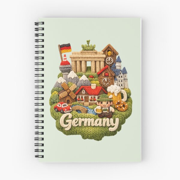 Item preview, Cute Knitted Germany Landmark | Handmade Yarn Knit Travel Souvenir designed and sold by Moons Studio.