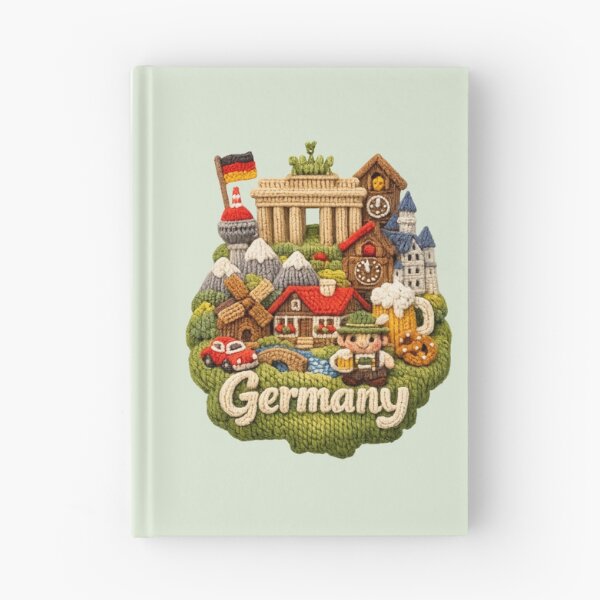 Item preview, Cute Knitted Germany Landmark | Handmade Yarn Knit Travel Souvenir designed and sold by Moons Studio.