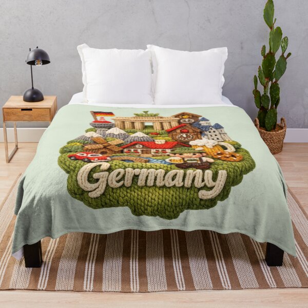 Item preview, Cute Knitted Germany Landmark | Handmade Yarn Knit Travel Souvenir designed and sold by Moons Studio.