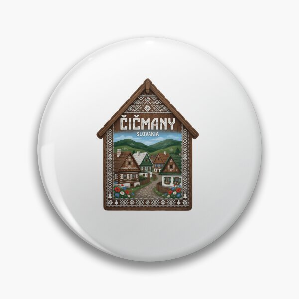 Item preview, Cicmany Slovakia Folk Village Sticker Souvenir Summer Edition designed and sold by Imaginarium of Chaos falcon88 .