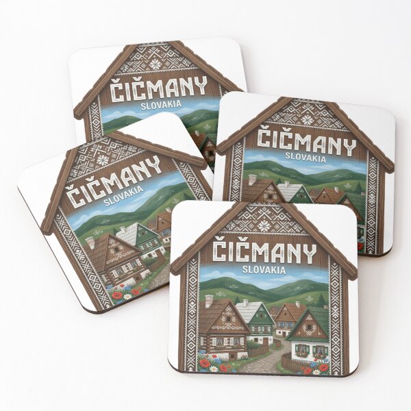 Item preview, Cicmany Slovakia Folk Village Sticker designed and sold by Imaginarium of Chaos falcon88 .