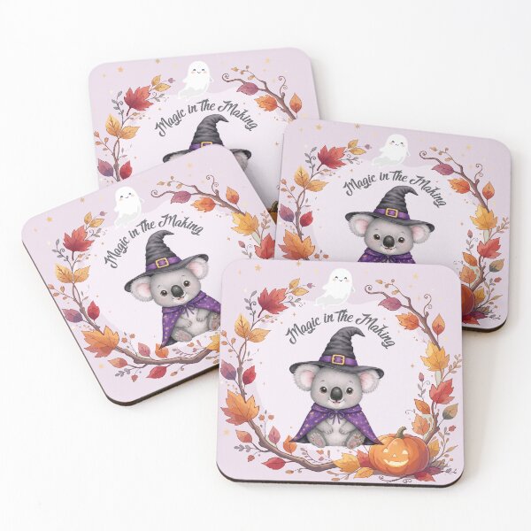 Item preview, Tiny Magic Spell Caster | Cute Halloween Koala Watercolor | Preschool Halloween Costume | Spooky & Sweet designed and sold by Wintorque.