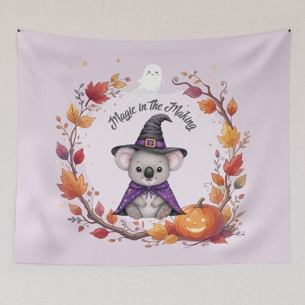 Item preview, Tiny Magic Spell Caster | Cute Halloween Koala Watercolor | Preschool Halloween Costume | Spooky & Sweet designed and sold by Wintorque.