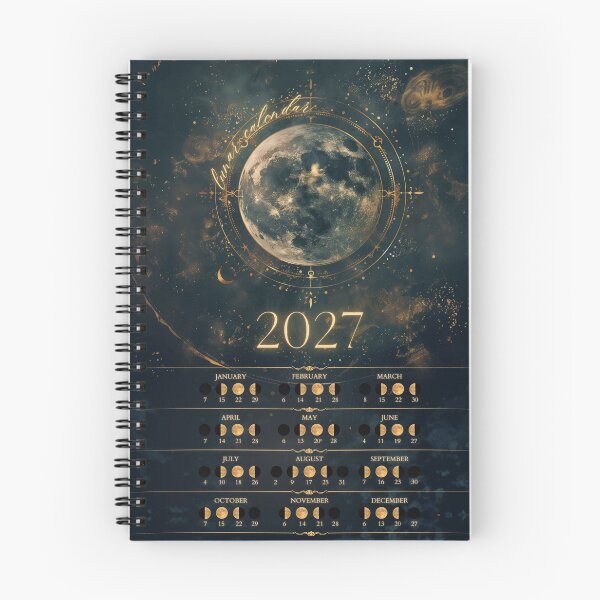 Item preview, Magical Lunar Calendar 2027 designed and sold by Thunderg1rl.