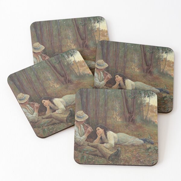 Item preview, Frederick McCubbin -The Flute Player designed and sold by tomorrowsart.